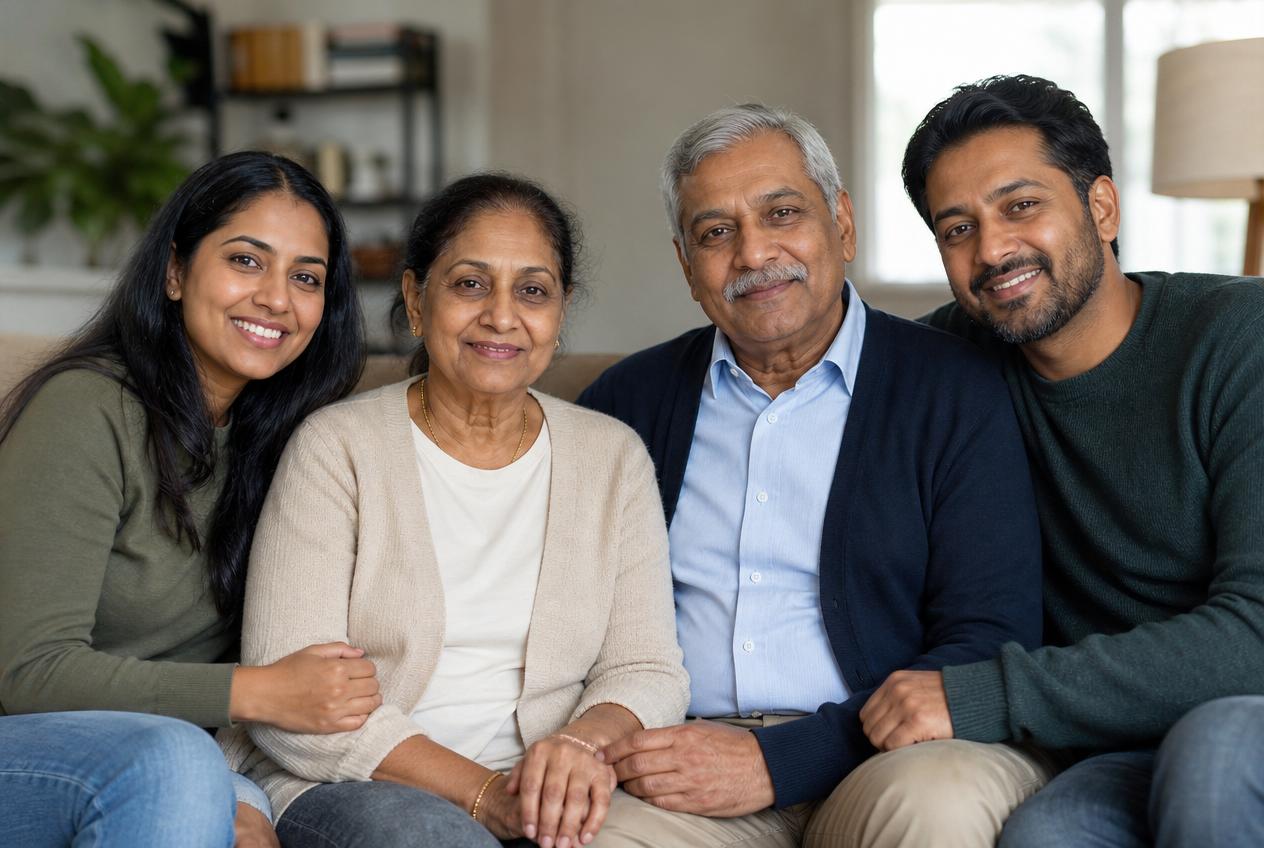 A family rebuilding their retirement plan